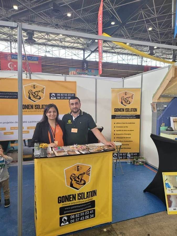 L'équipe Gonen Isolation sur le salon de l'habitat